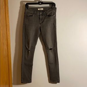 Banana Republic Charcoal Skinny Jeans